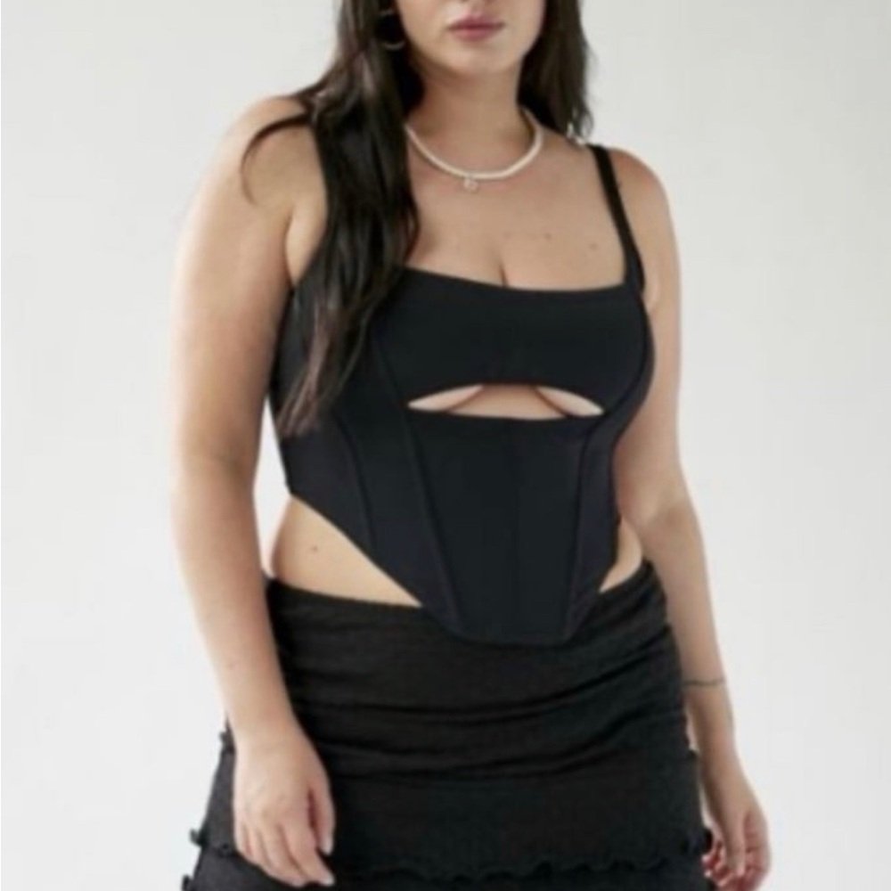 Urban Outfitters Black Crop Top
